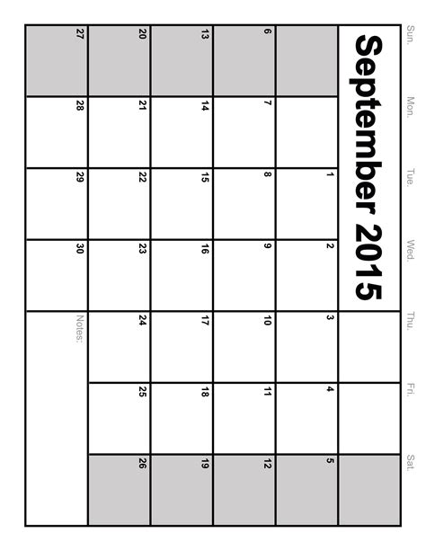 free full size printable calendar.